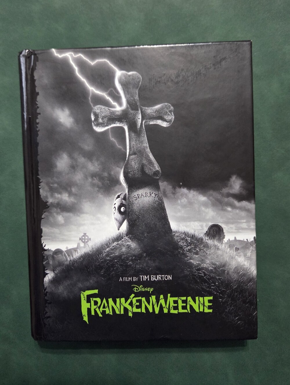 Disney Press Frankenweenie Hardcover Book 2012 A Tim Burton Film